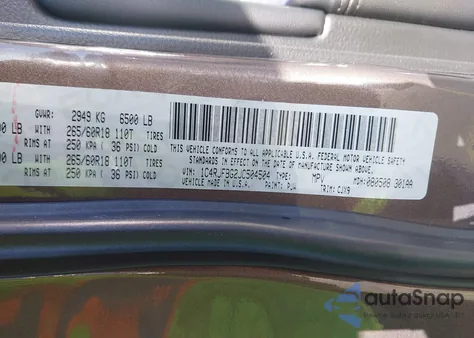 2018 Jeep Grand Cherokee Limited from USA, damaged, VIN 1C4RJFBG2JC504504